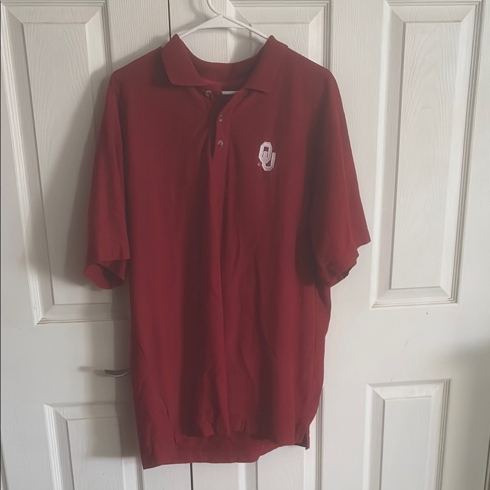 Source Unknown Deep Red Polo Shirt